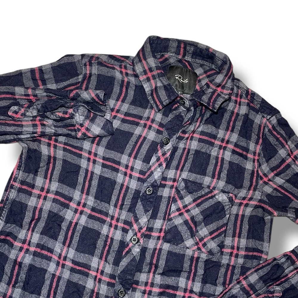 Rails Plaid Long Sleeve Button Down Shirt Womens‎ Size Extra Small